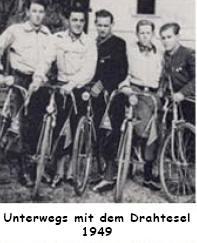 1949 Unterwegs mit dem Drfahtesel 1949 Unterwegs mit dem Drfahtesel